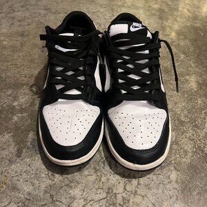 Nike Dunk Low Panda Black White Men's 10 DD1391-100 Men Size 10